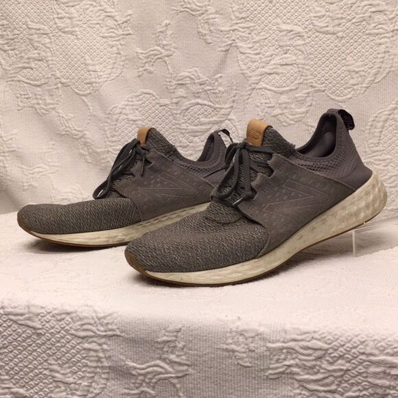 New Balance Fresh Foam Cruz v1 Team Gray Sea Salt Gum Sole Mens 11.5 Run Casual - Picture 1 of 7